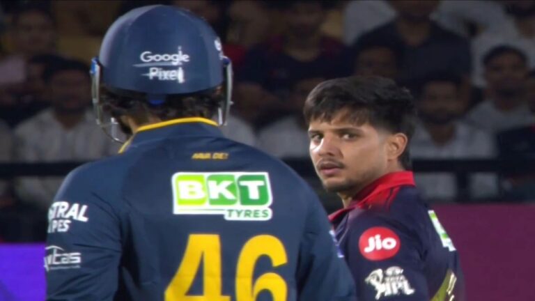 Rasikh Salam-Rahul Tewatia In Death Stare Competition, RCB Players Gather – আইপিএল ২০২৬ কোয়ালিফায়ার: রাহুল তেওয়াতিয়া ও রাশিখ সালামের উত্তপ্ত বাক্যবিনিময়
