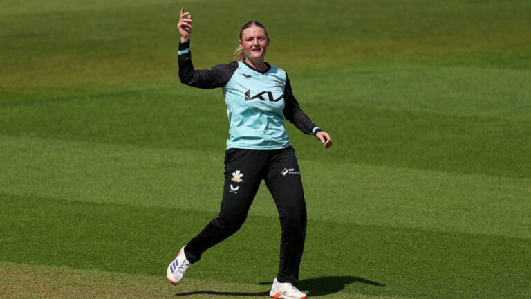 Ryana MacDonald-Gay six-for seals Surrey win in low-scoring thriller – রায়না ম্যাকডোনাল্ড-গেয়ের ৬ উইকেট নিয়ে সারে জয়ী