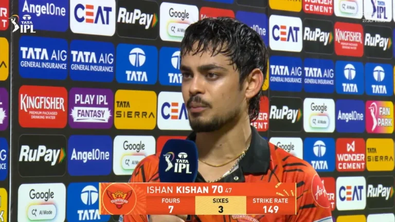 আইপিএলে চেন্নাইয়ের বিপক্ষে জয় উৎসর্গ করে আবেগপ্রবণ ঈশান কিষান
