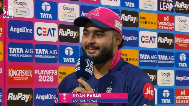 “Should have got 260”: Riyan Parag sets insanely high standards after RR storm i – IPL 2026: রাজস্থান রয়্যালসের দুর্দান্ত জয়, কোয়ালিফায়ার ২-এ রিয়ান পরাগের দল